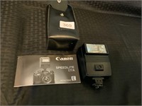 Cannon Speedlite 177A Camera Flash w/Case