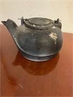 CAST IRON WITH METAL HANDLE TEA KETTLE