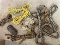 Assorted rope lot- see pictures