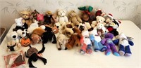 Assortment of Beanie Babies and others