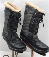 Jbu Womens Winter Boots Faux Fur Lining Sz 8m