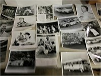 Vintage black and white 8 x 10 photos some with