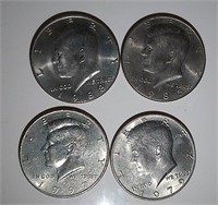 Kennedy 1/2 Dollars 1979 , 1985, 1988, 1997