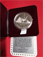 ROYAL CANADIAN MINT SILVER DOLLAR UNC IN BOX & COA