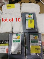 Lot of 10 pillowcases, different brands sizes and