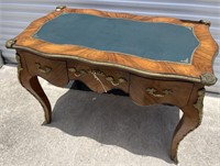 French style leather top desk. 48” wide26” deep