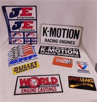 Vintage racing decals