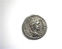 198-217 AD Caracalla XF AR Denarius