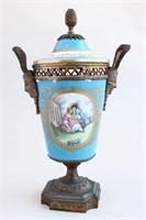 Excellent Louis XV Style Sevres Porcelain Vase,