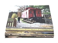 50 Color Photographs Snapshots Trains, Stations +