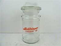 Tolibia Cheese Clear Glass Jar 11"