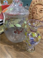 Cookie Jar and vase