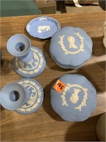 Wedgewood containers Candle Holders and small