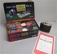Poker Set & Flask
