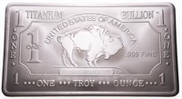 UNITED STAES of AMERICA - 1 Troy Ounce - .999 Fine