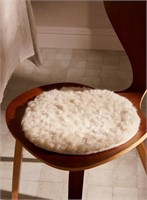 *NEW Wool fleece fair trade chair cushion- 2PCS