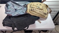 Backpack & 2 duffle bags