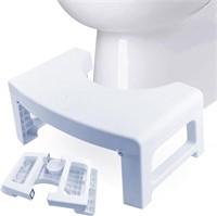 Foldable Toilet Stool - Non-Slip, Portable