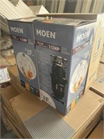 2- MOEN 1/3hp GXP33C PRO DISPOSAL'S