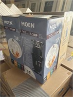 2- MOEN 1/3hp GXP33C PRO DISPOSAL'S