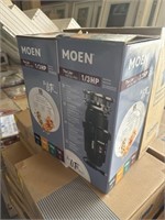 2- MOEN 1/3hp GXP33C PRO DISPOSAL'S