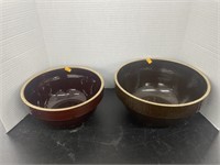 Vintage pottery bowls