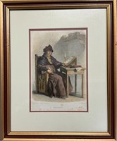 FROISSART 19TH CEN HAND COLORED STEEL ENGRAVING