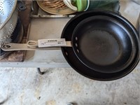 (2) commerical frying pans