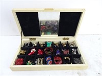 Lot of Misc. Costume Jewelry in Box