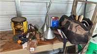 Tools, Tool Bag, Funnels, & More