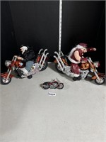 Holiday Christmas Santa Claus Harley Motorcycle