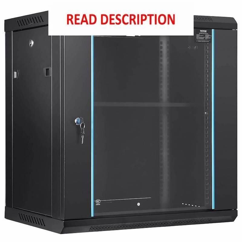 VEVOR 12U Wall Mount Network Cabinet, 15.5'