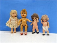 Assorted Small Vintage Dolls (4)
