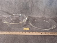 (2) Anchor Hocking Fire King Glass Ovenware