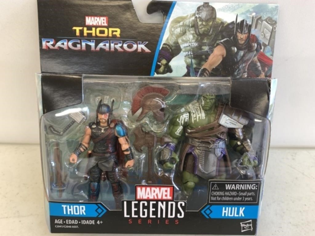Sealed Legends Series Thor & Hulk Figures
