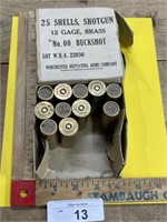 (11) Winchester brass 12 gage shotgun shells