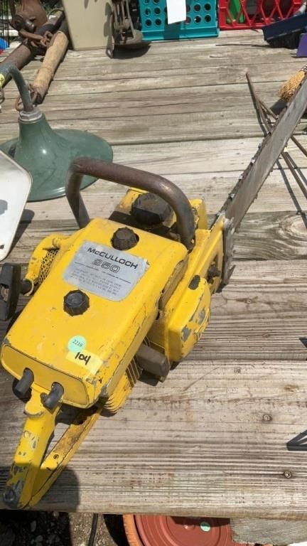 McLaughlin 250 chainsaw not tested