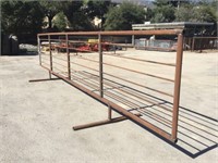 24' Pipe Fencing/Coral Panel