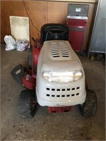 White LT542G--7 speed mower with bagger