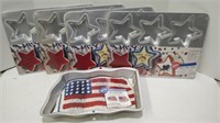 Wilton NEW Flag & Stars Pans