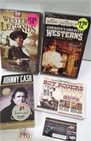 Western Legends DVD's, Audio & Book