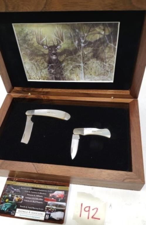 John Deere Knife Boxed Set by Bear Mfg USA