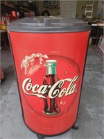 Coca-Cola Ice Barrel Cooler