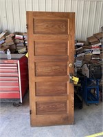 32"X80" wood door