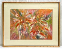 1992 Andrew Jack Original "Flowers", $9800 tag,