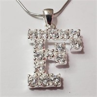 $180 Silver CZ Necklace