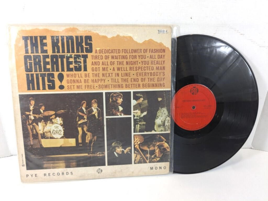 GUC The Kinks "Greatest Hits!" Vinyl Record