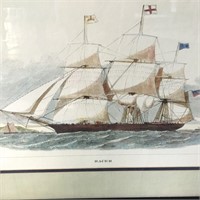 Framed Ship Print