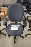 1 Blue Rolling Office Chair