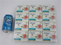 12 barres de savon Dove